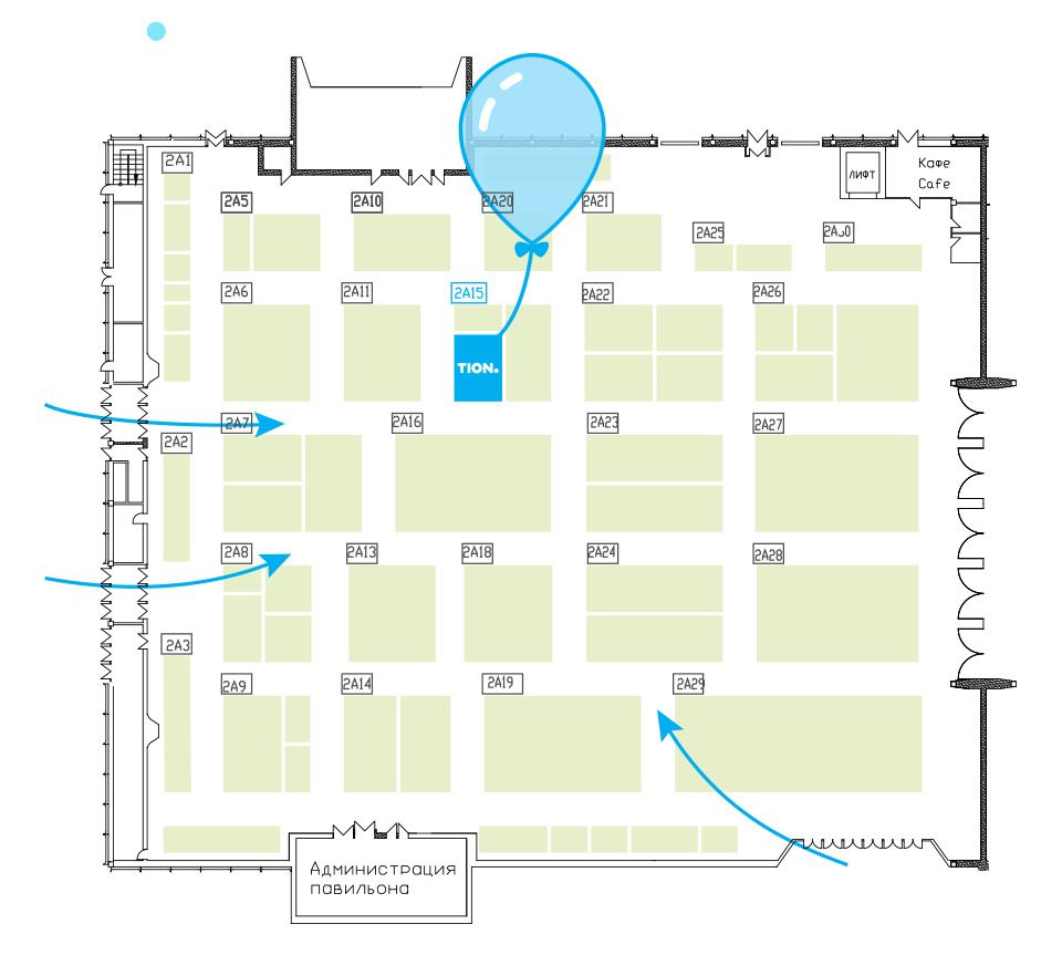 Карта прохода к стенду